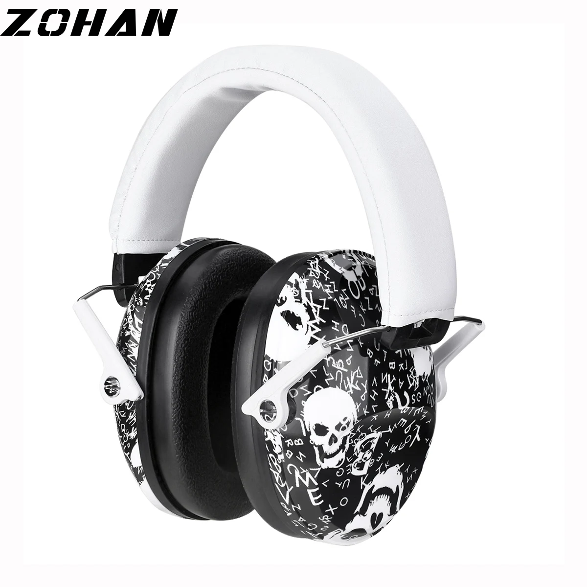 

ZOHAN Kids Ear Protection Safety Ear Muffs Childrens Earmuffs Hearing Protectors Adjustable NRR 25dB Noise Reduction Earmuff