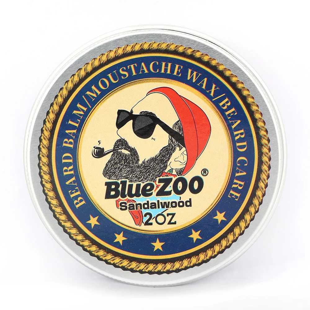 Натуральный бальзам для усов Blue ZOO увлажняющий разглаживающий органический