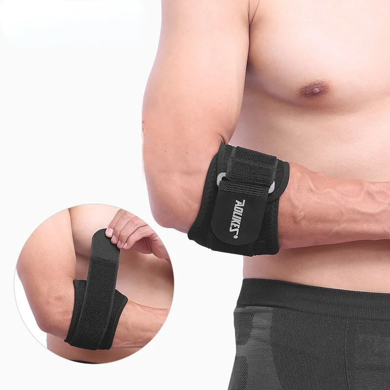 

Adjustbale Tennis Elbow Brace Support Guard Pads Golfer's Strap Elbow Lateral Pain Syndrome Epicondylitis Brace