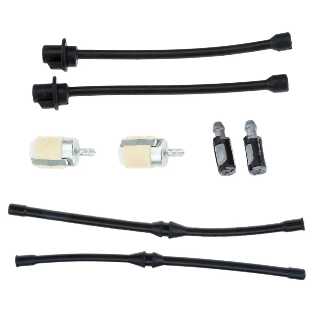 8 шт. цепная пила топливная труба масляная топливный Масляный фильтр для 52cc 58cc