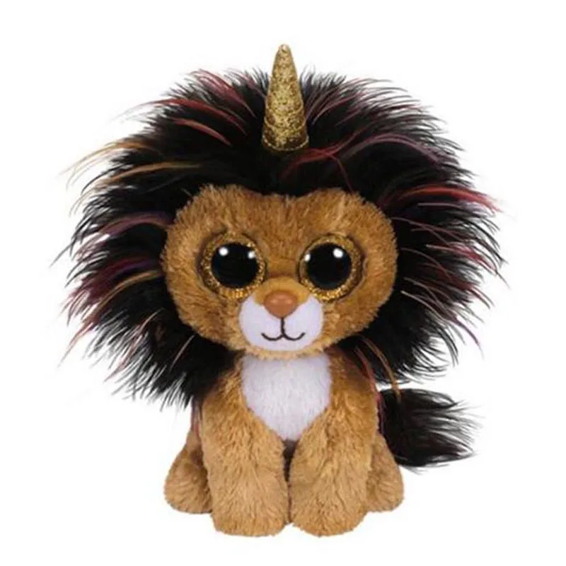 

Ty Stuffed & Plush Animals Ramsey the Lion With Horn Toy 15cm