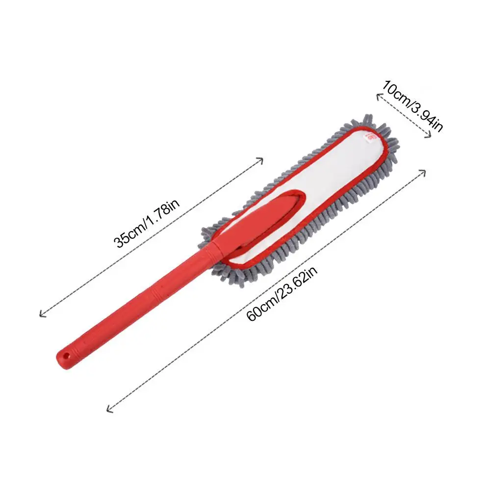 Автомобильная тряпка портативная мягкая микрофибра синель щетка для мытья