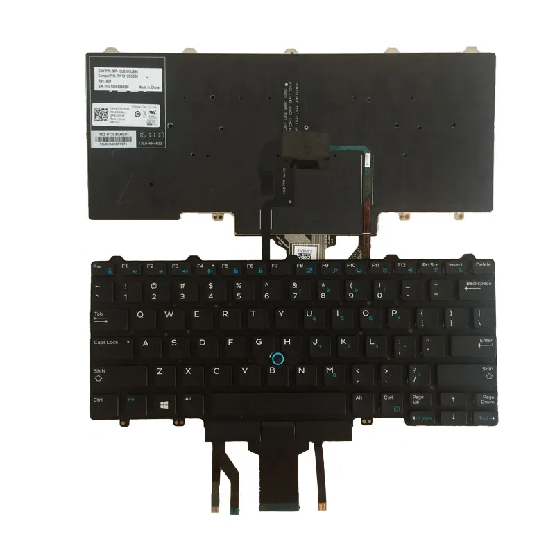 Новая клавиатура для ноутбука DELL Latitude E7250 E5450 E7470 7250 E7450 английская раскладка с