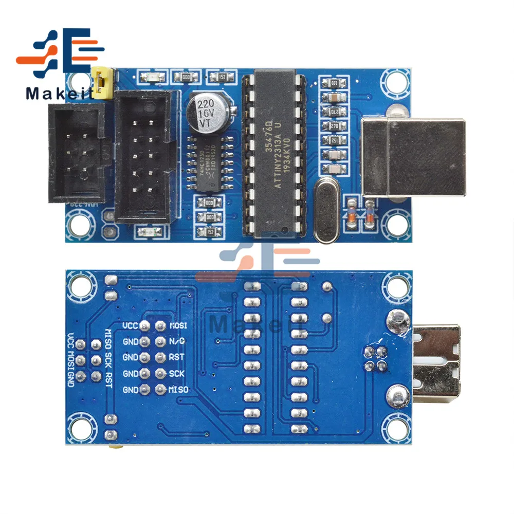 1 комплект USBTiny USBtinyISP AVR ISP программатор загрузчик для Arduino Meag2560 UNO R3 с 10pin Кабель