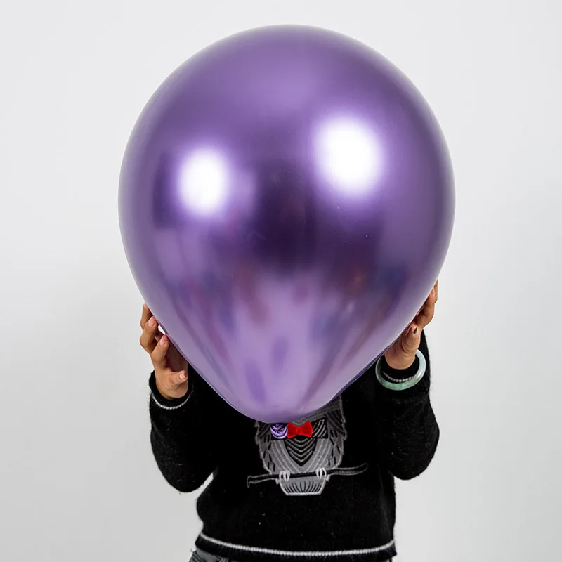 

5/10/12/18inch Giant Chrome Metal Balloon Helium Ballon Metal Color Latex Baloon Birthday Party Wedding Decoration Supplies