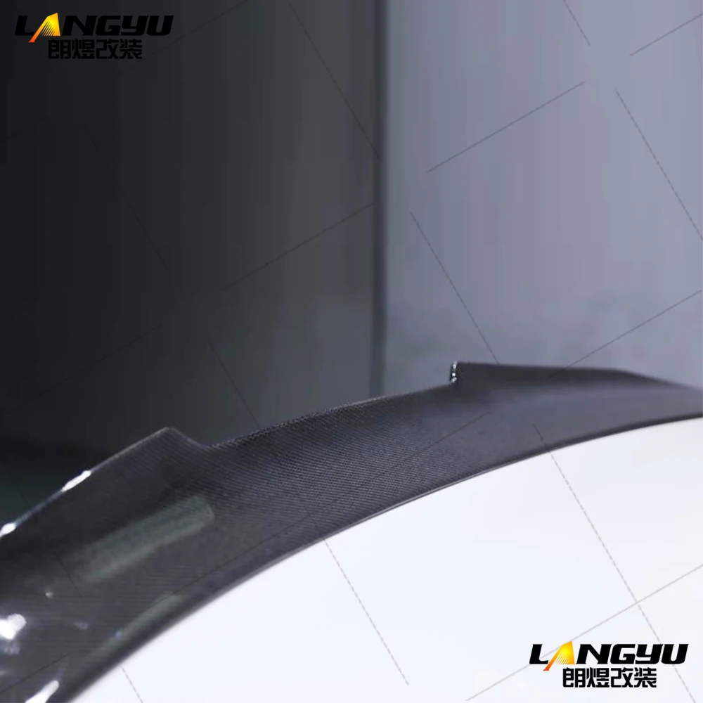 

For BMW 5 Series G30 G38 Sedan 4dr 2017 2018 2019 2020 F90 M5 Style Polypropylene PP Carbon Body Kit Bumper Diffuser Spoiler Lid