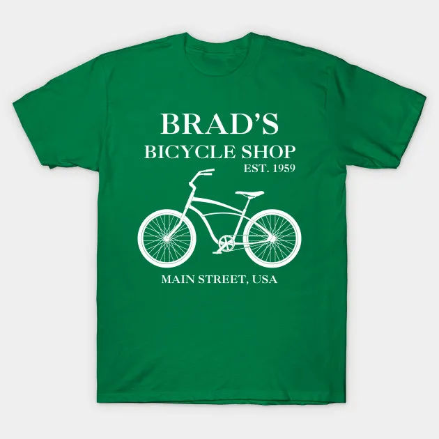 Мужская футболка Brad's Bike Shop Футболка женская |