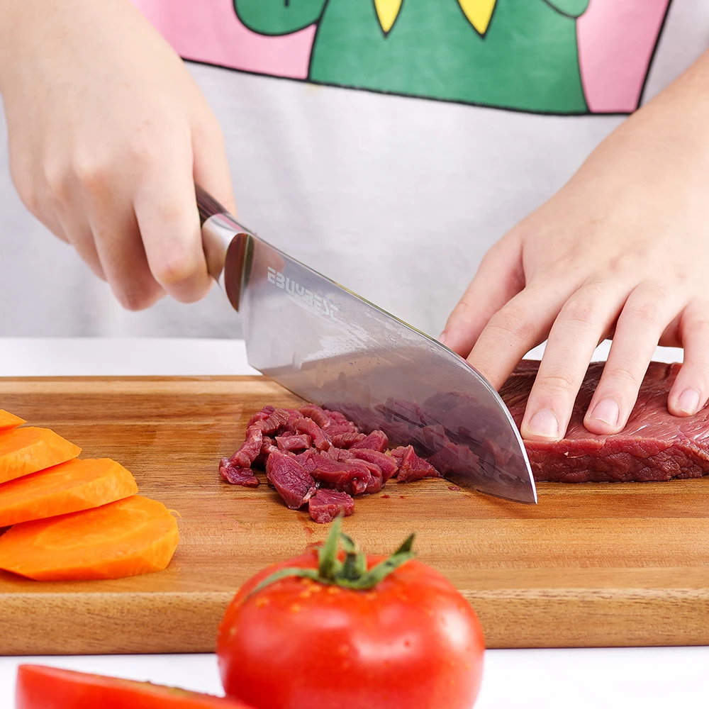 Нержавеющая сталь Кухня ножи 7 дюймов шеф повара Ножи японский сантоку суши мясо