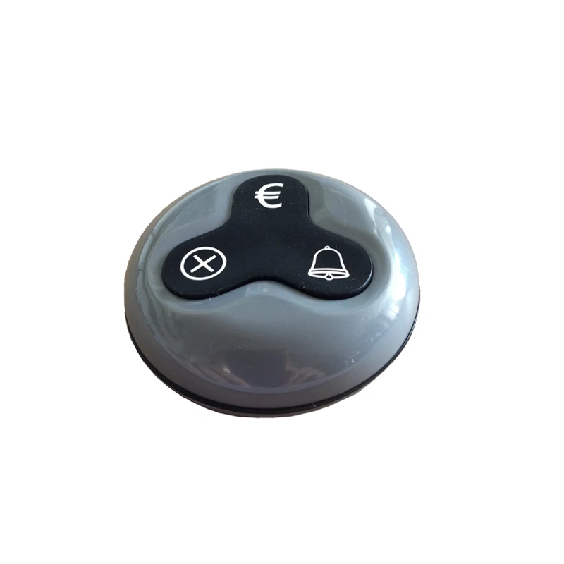 

5pcs/pack Wireless Call Button Transmitter with 3-key Euro icon for restaurant service equipment