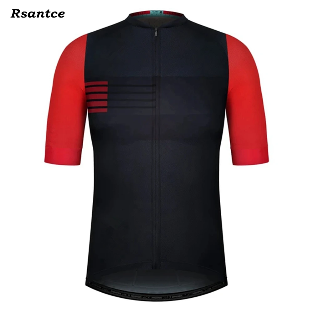 

Rsantce Men Cycling Jersey MTB Jersey 2021 Bicycle Team Cycling Shirts Short Sleeve Bike Wear Summer Premium Bicycle Clothing