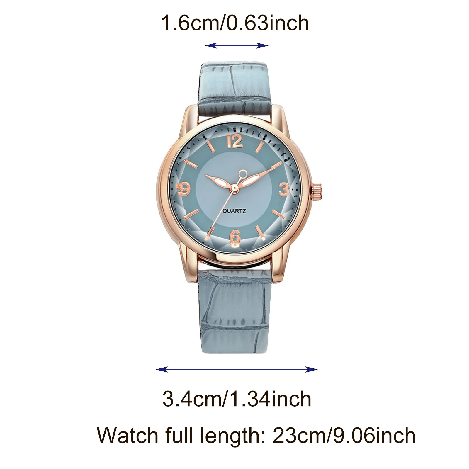 

Quartz Wristwatches For Women Leather Band Round Dial Analog Wrist Watch Women Bracelet Watches Female Clock Gift Zegarek Damski