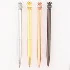 Роскошная качественная модель 06 в виде ананаса, ручка для бизнеса, офиса, школы, офиса, новая золотая ручка, финансовый шариковая ручка