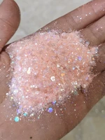 500gpack laser nail art glitter sequins powder nail gradient bulk holographic symphony fantasy glitter sparkly flakes te040