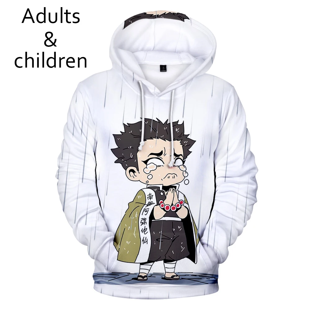 

2021 3D Demon Slayer boys girls Hooded New Hot Kimetsu no Yaiba Hoodies Men Women Sweatshirts Fashion Autumn Kids Hoodie
