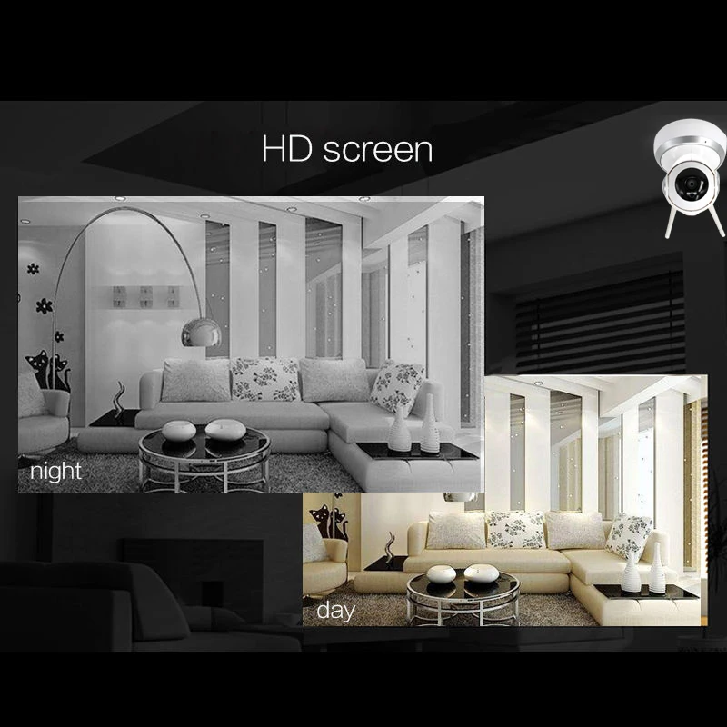 3,6 мм объектив HD 1080P камера беспроводная умная Wi-Fi аудио домашняя камера сетевой безопасности беспроводная карта 24 часа видеокамера