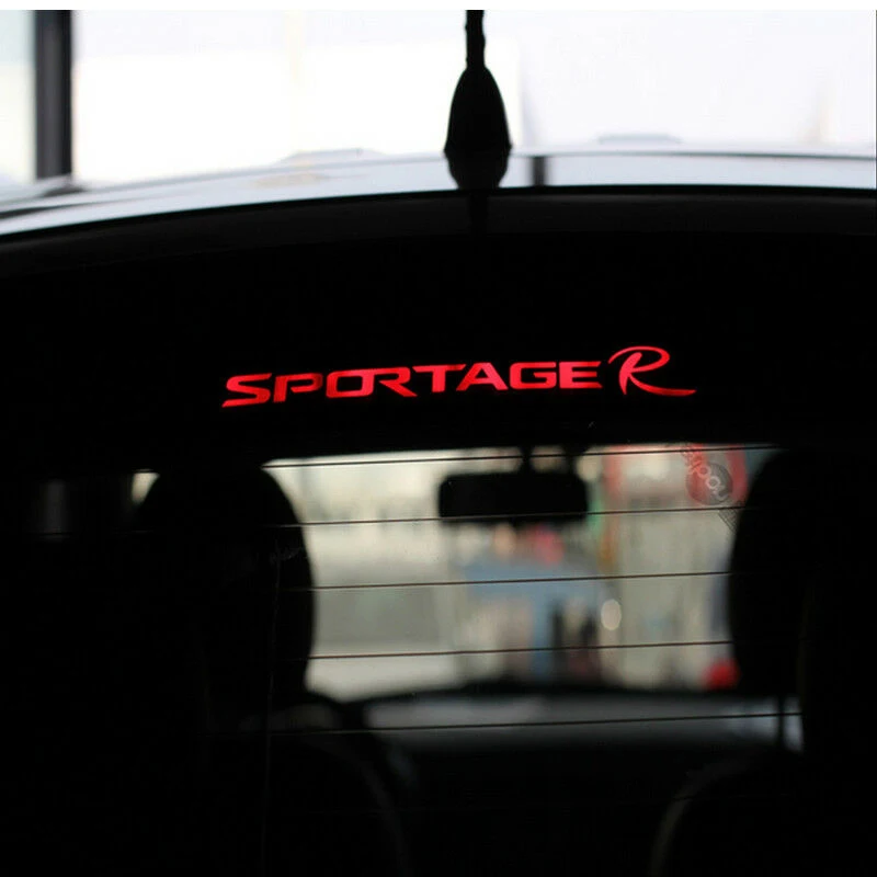 Автомобильные аксессуары для Kia Sportage R 3D углеродного волокна тормозной фонарь