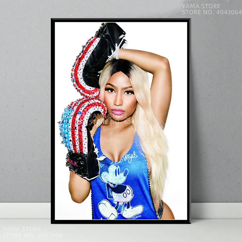 J143 Nicki Minaj рэп хип хоп музыка ПЕВЕЦ звезда подарок настенное Искусство Декор