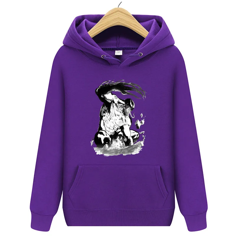 2019 мужские толстовки с принтом Веном и длинными рукавами белая уличная одежда