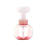 new flower shaped foam bottle liquid soap dispenser portable shower gel container pet pump empty bottle plastic clear bottle