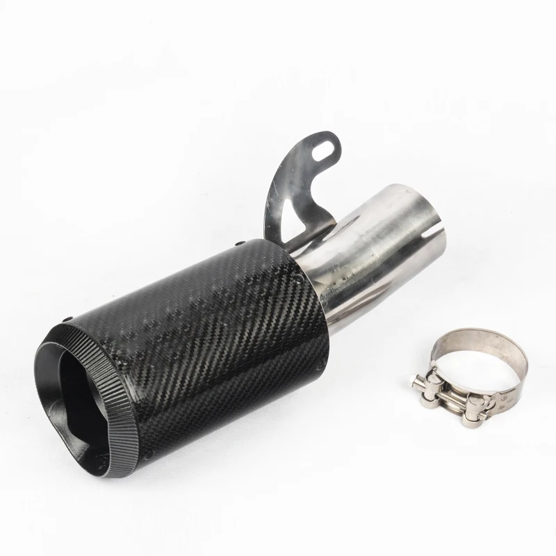 Ботинки в байкерском стиле без шнуровки с выхлопной трубы углеродного волокна