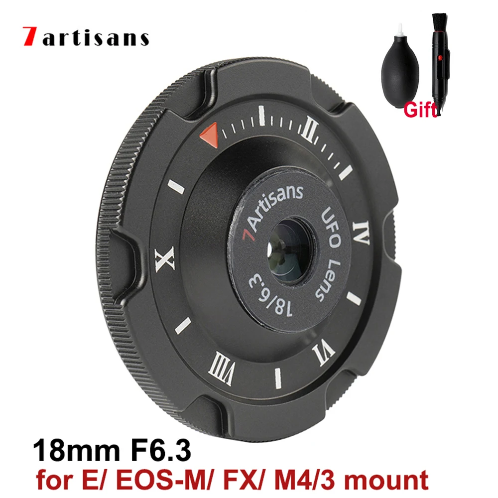 7 ремесленников 18 мм F6.3 НЛО объектив APS C MF для камеры Sony E Canon eos m Fuji FX M4/3 mount Camera