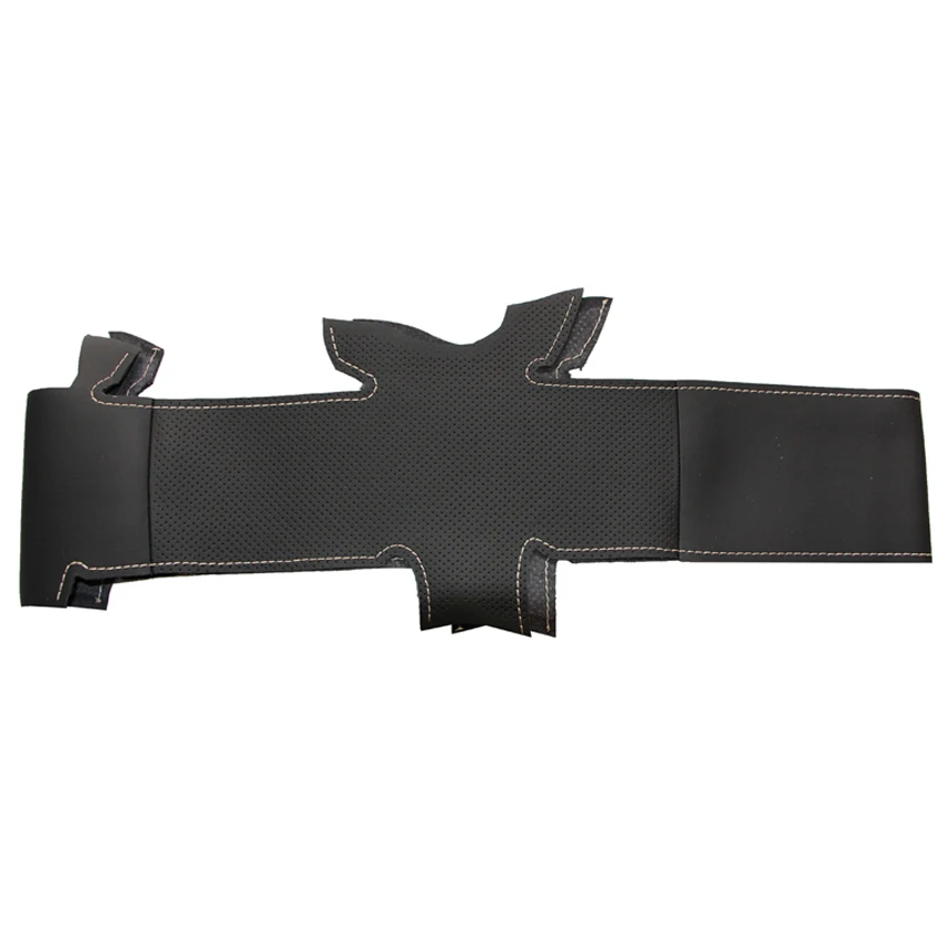 MEWANT черная натуральная кожа аксессуары для интерьера Renault Duster Dacia 2011 2015|car steering wheel