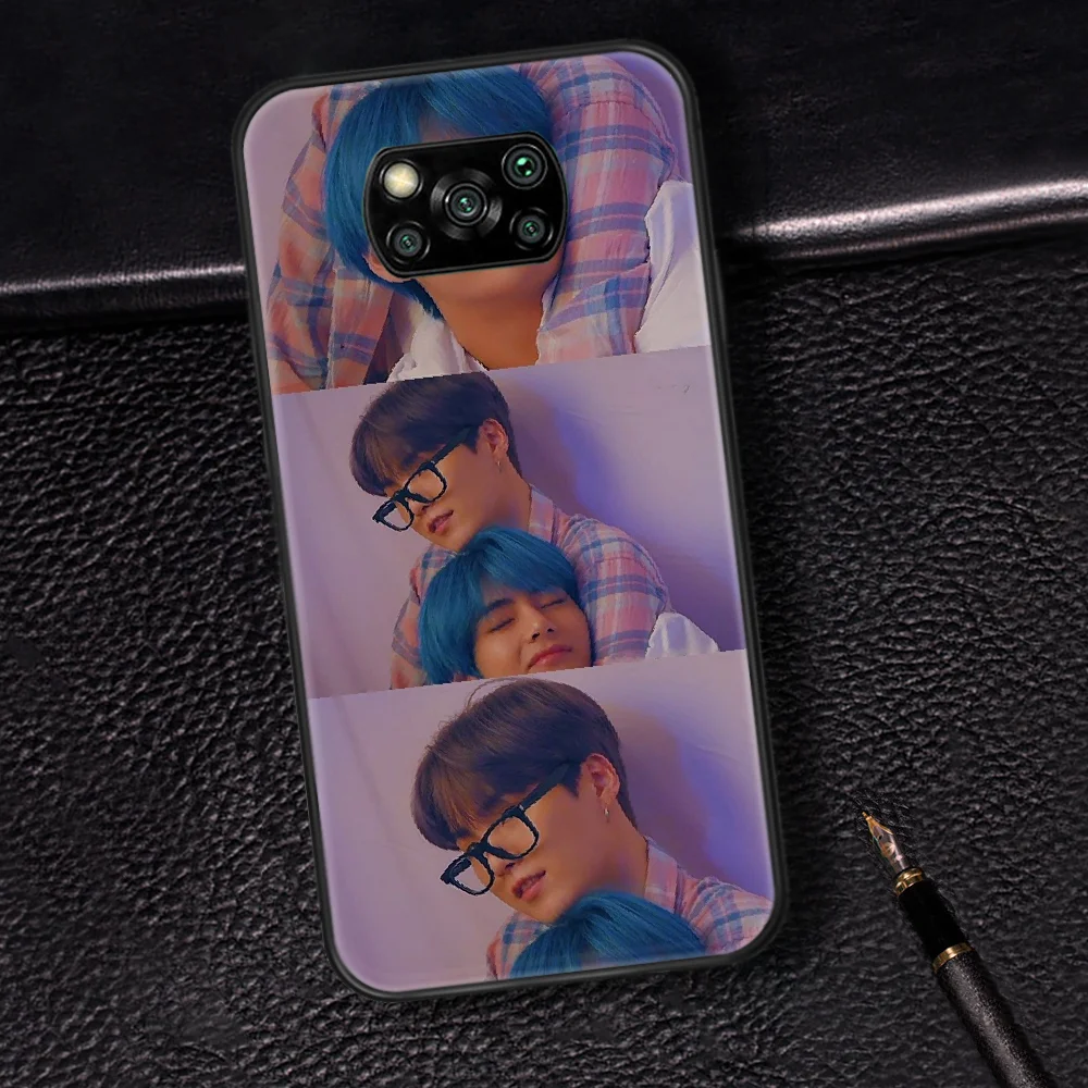 

Bangtan Boys KPOP Phone Case Cover Hull For Xiaomi Mi A2 A3 8 9 SE 9T 10 10T Lite Pro Ultra Poco X3 black Cell Pretty Funda
