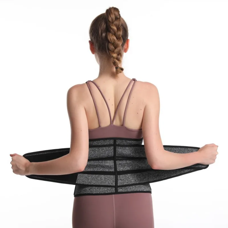 

Women Waist Support Waist Trainer Corset Sweat Belt Weight Control Strap Slimming Sweat Fat Burning Body Shaper
