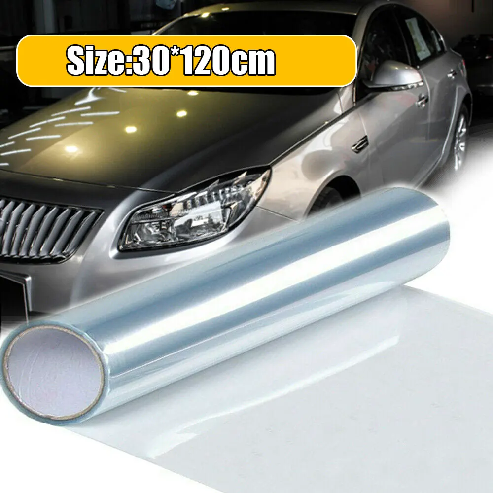 

1 Roll 12''x 48" Car Auto Clear Headlight protector Film Bumper Lamp Protection Wrap Sticker 30x120 cm Universal Removable