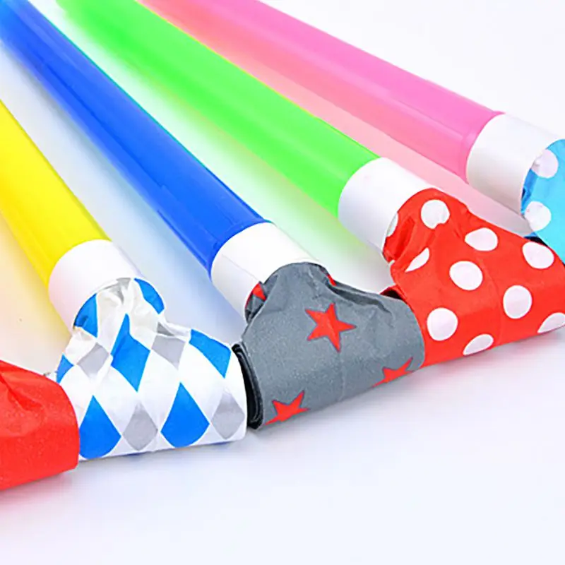 Plastic Blow Outs Whistle Horns Noisemaker Toy Celebration Birthday Parties Random Color 10pcs/bag Party Blower Musical Blowout | Спорт и