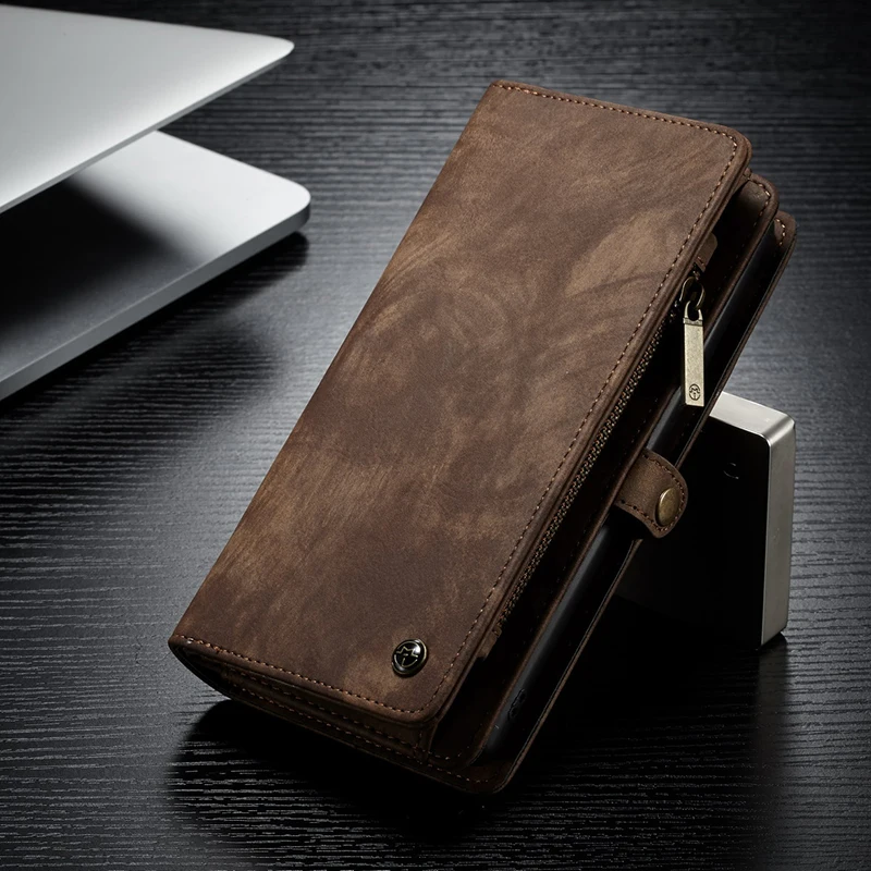 9 Card Holder Wallet Case For Samsung A50 A70 A40 Magnetic Leather Phone Galaxy S10 S9 S8 Plus S10E Note 10 10+ | Мобильные телефоны