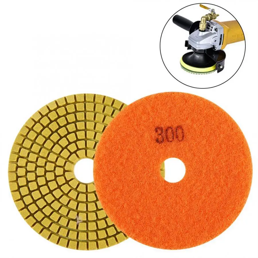 1 шт. 100 мм 4 дюйма влажный алмазный шлифовальный диск полировальный круг для