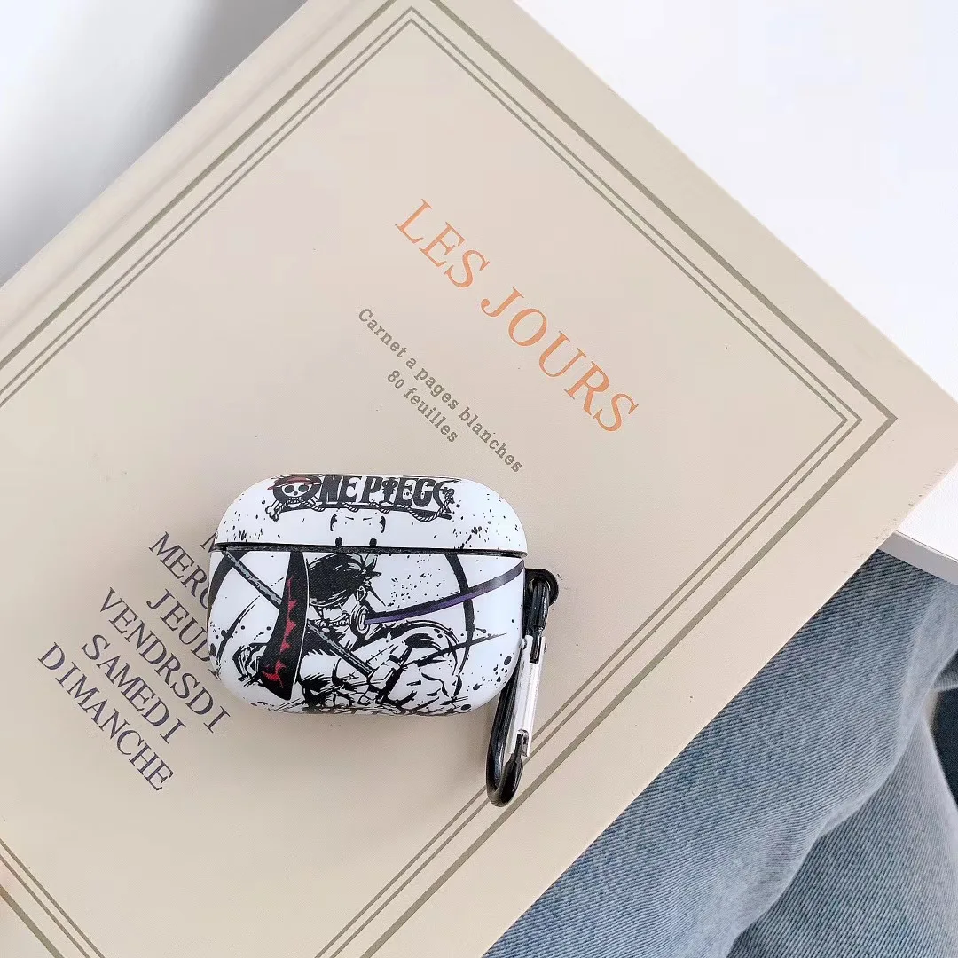 

Anime One Piece Luffy Zoro Cover Case For Apple AirPods 1 2 Pro Soft Cases