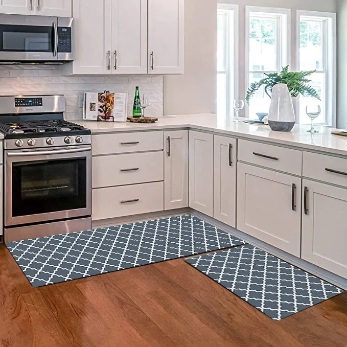 Коврик Модный с геометрическим рисунком решетчатый грязеотталкивающий коврик