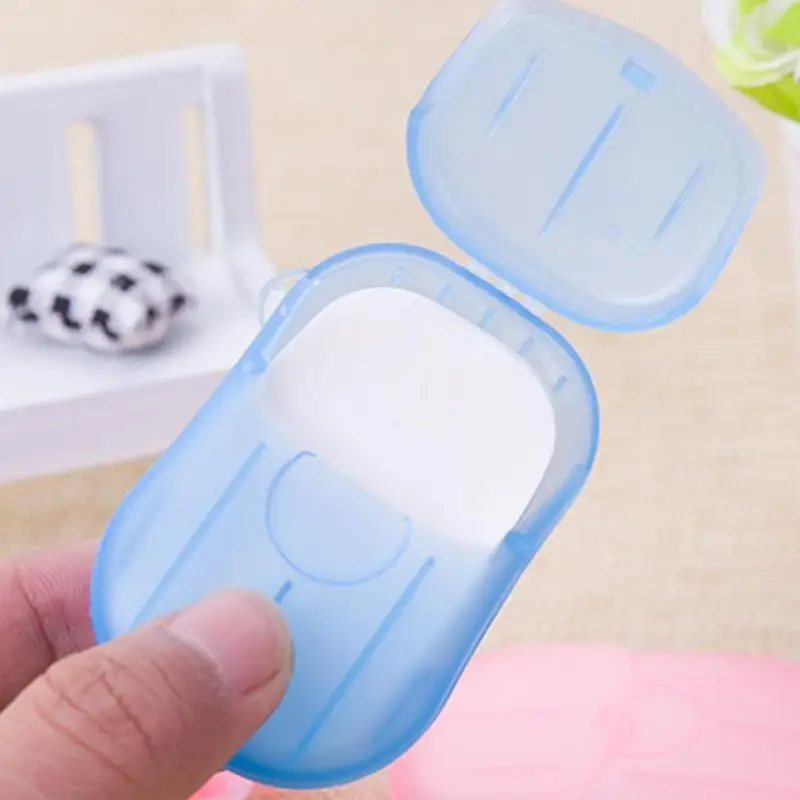 

Washing Hand Soap Tablets Travel Portable Paper Soap Scented Slice Sheets