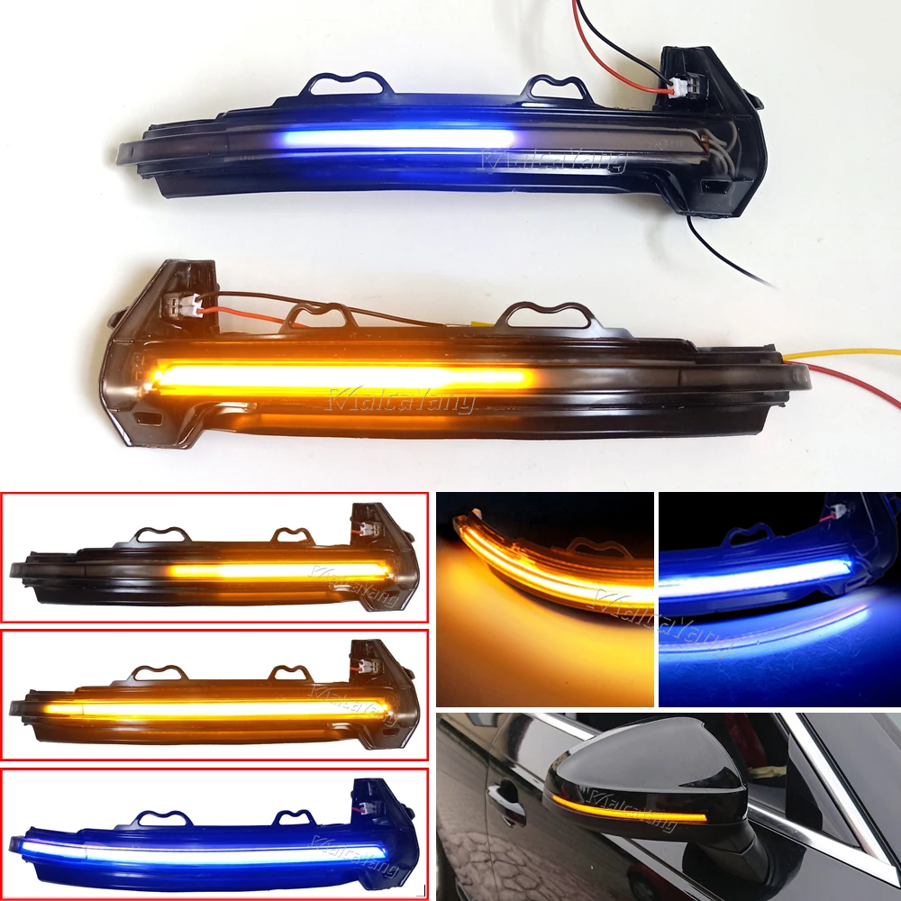 Светодиодный динамический мигающий указатель поворота для Audi A4 A5 B9 S4 S5 RS5 боковой