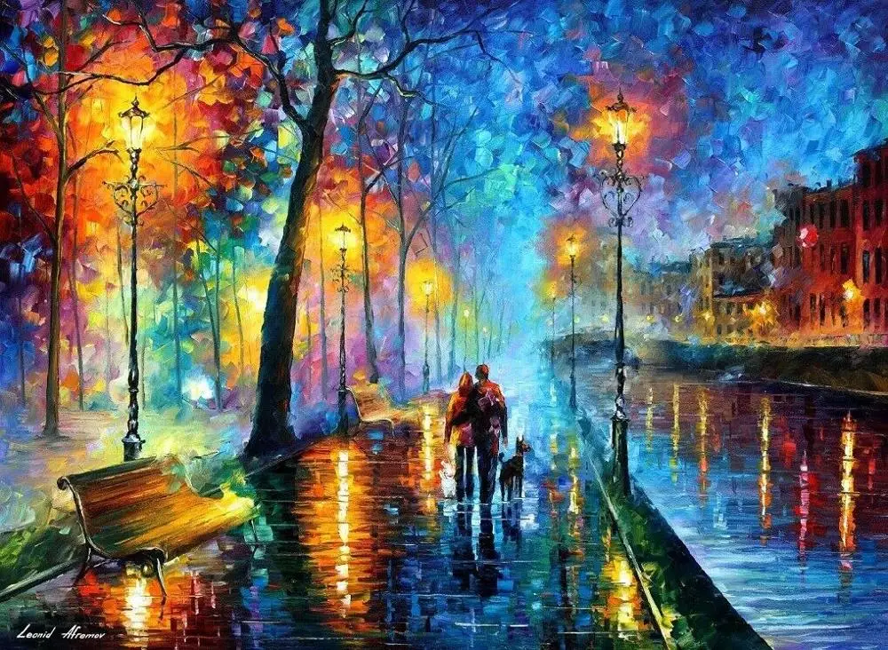 

Melody of The Night Art Film Print Silk Poster Home Wall Decor 24x36inch