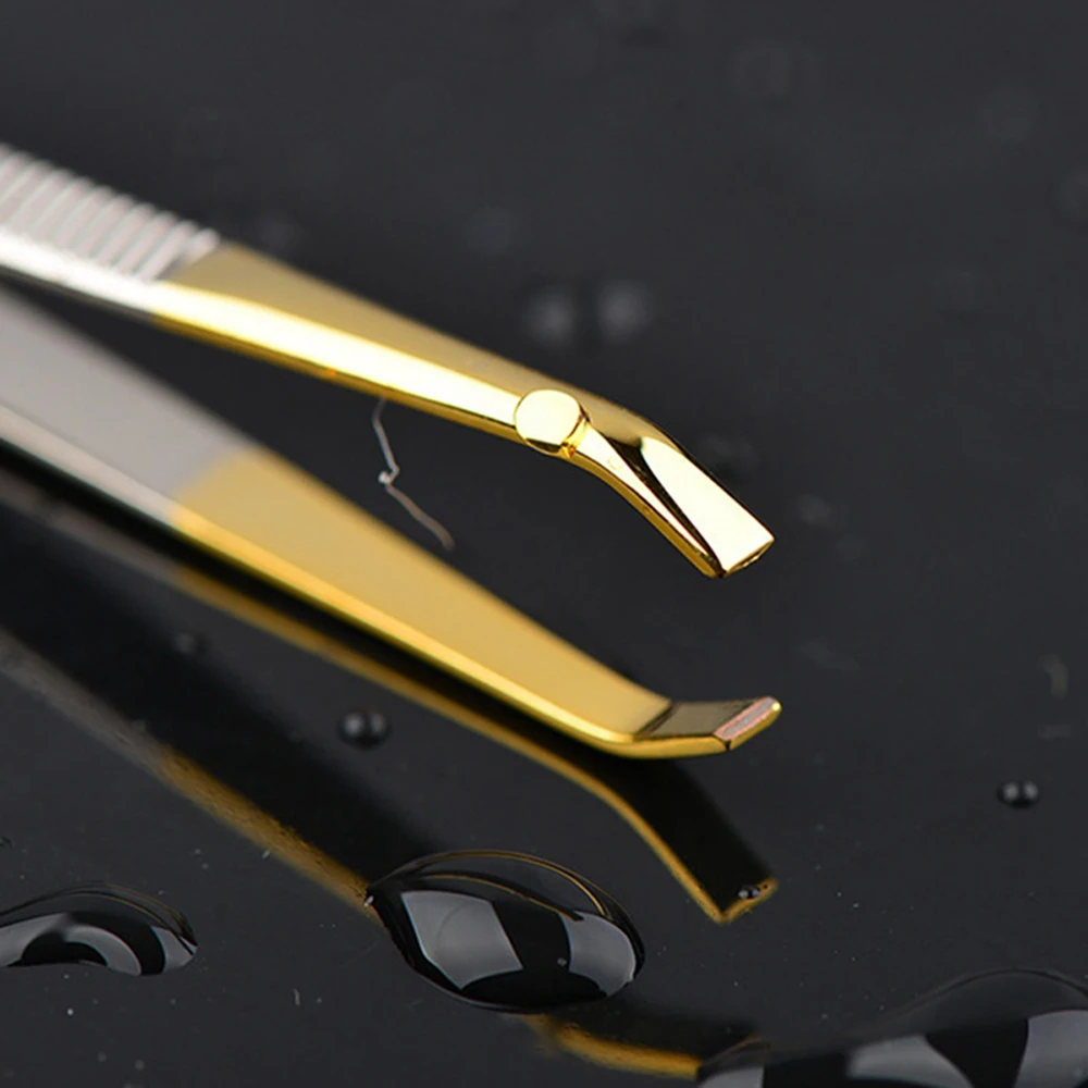 Профессиональный пинцет из нержавеющей стали для удаления волос 1 шт. бровей