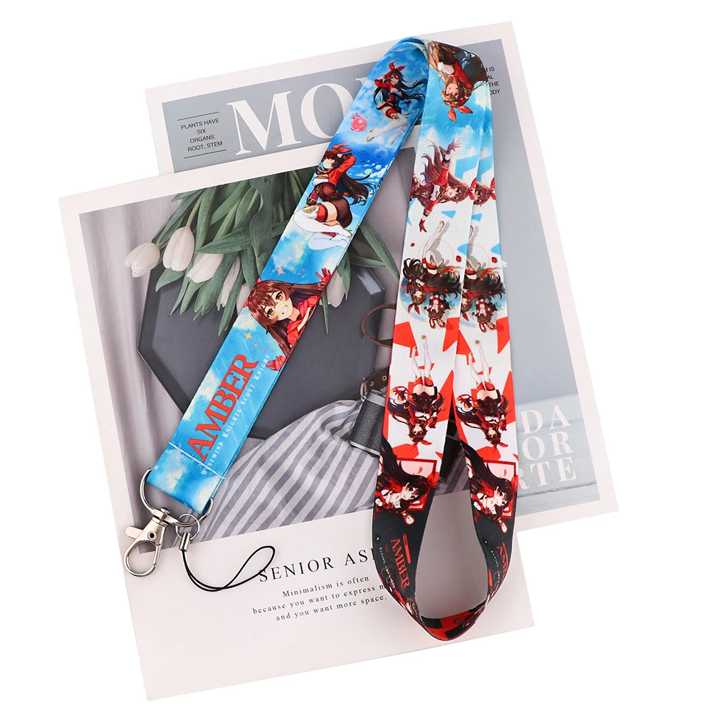 BH1669 Original God Cartoon Anime Cat And Dog Wolf Lanyard for Key Neck Strap lanyard Card ID Badge Holder Chain Accessories | Мобильные