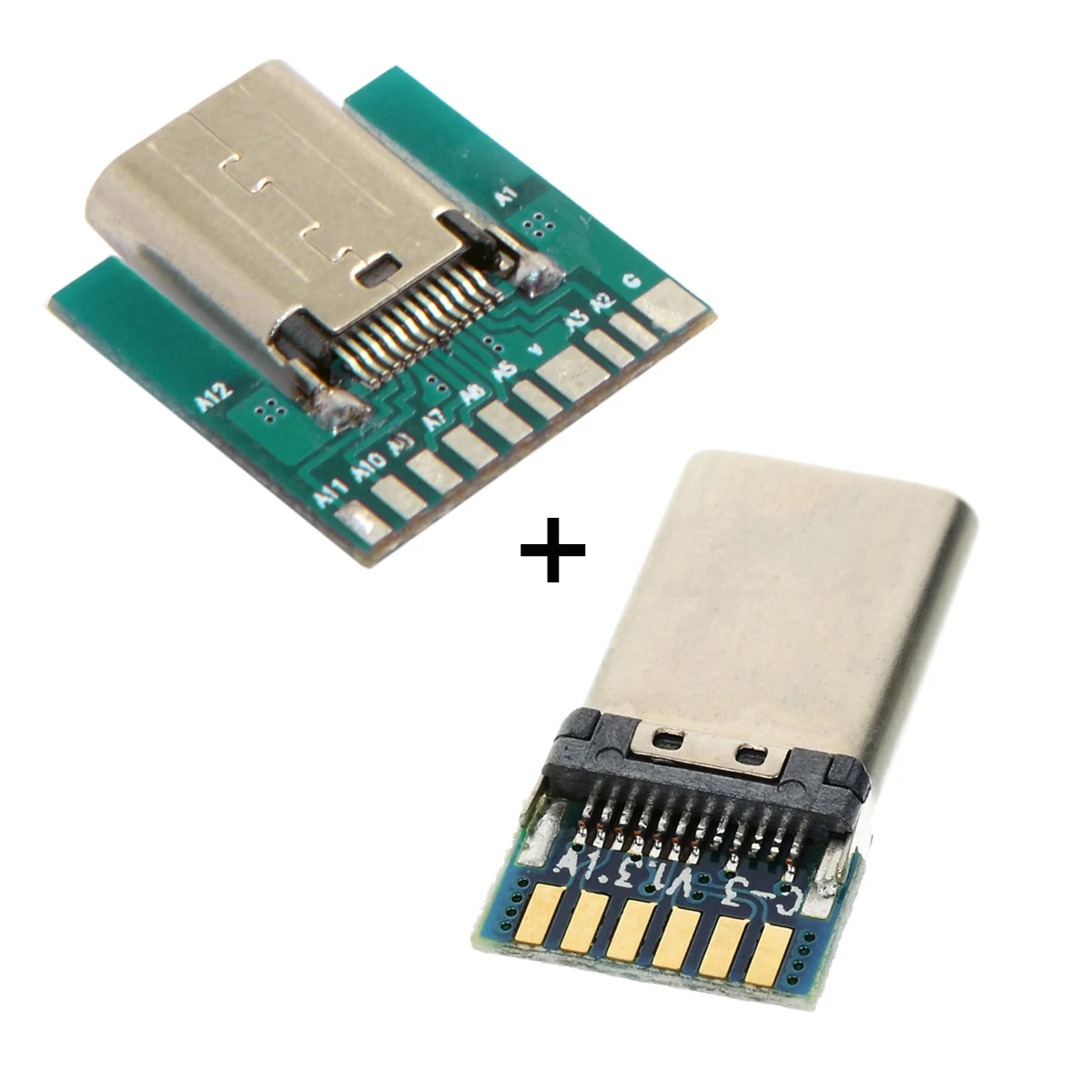 Кабель 2 шт. Micro USB-3.1 SMD 16P type-c гнездо DIP4 Hd интерфейс передачи для смартфонов разъем