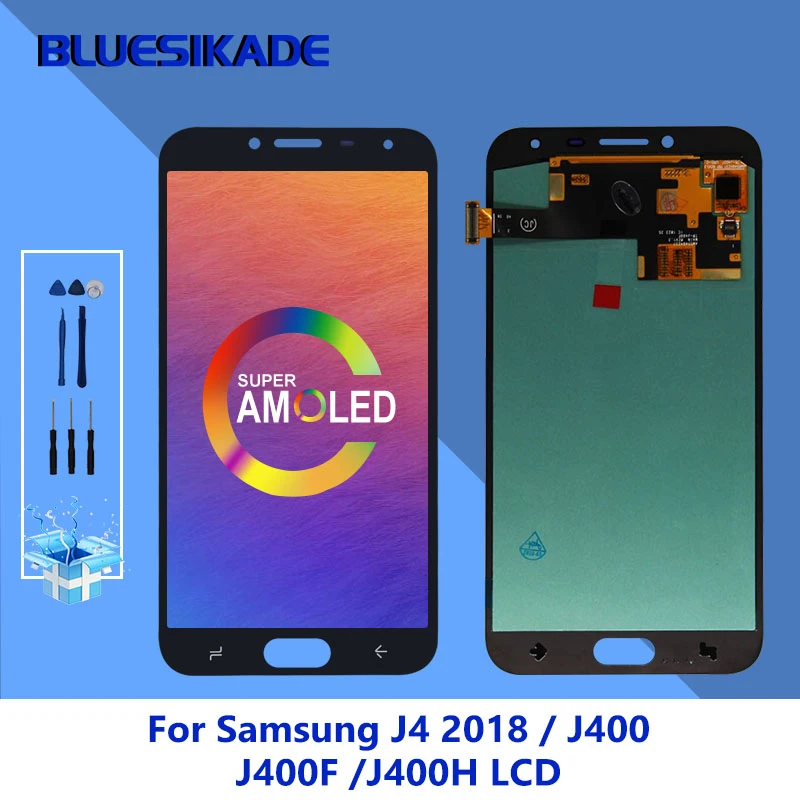 ЖК-дисплей с сенсорным экраном и дигитайзером для Samsung Galaxy J4 2018 J400 запасные части