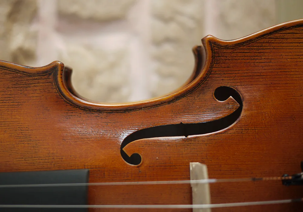 Модель скрипки от Antonio Stradivarius, ручная работа, 171" Почва", античный лак, чехол для скрипки, бант и канифоль, № 2650