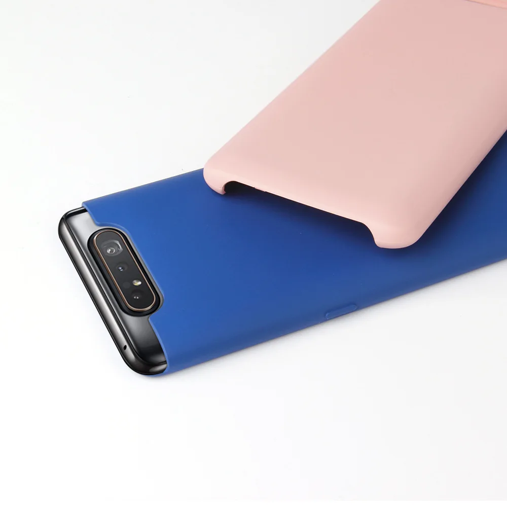 Для samsung A80 мобильный телефон оболочка жидкий силикагель для Анти падения и