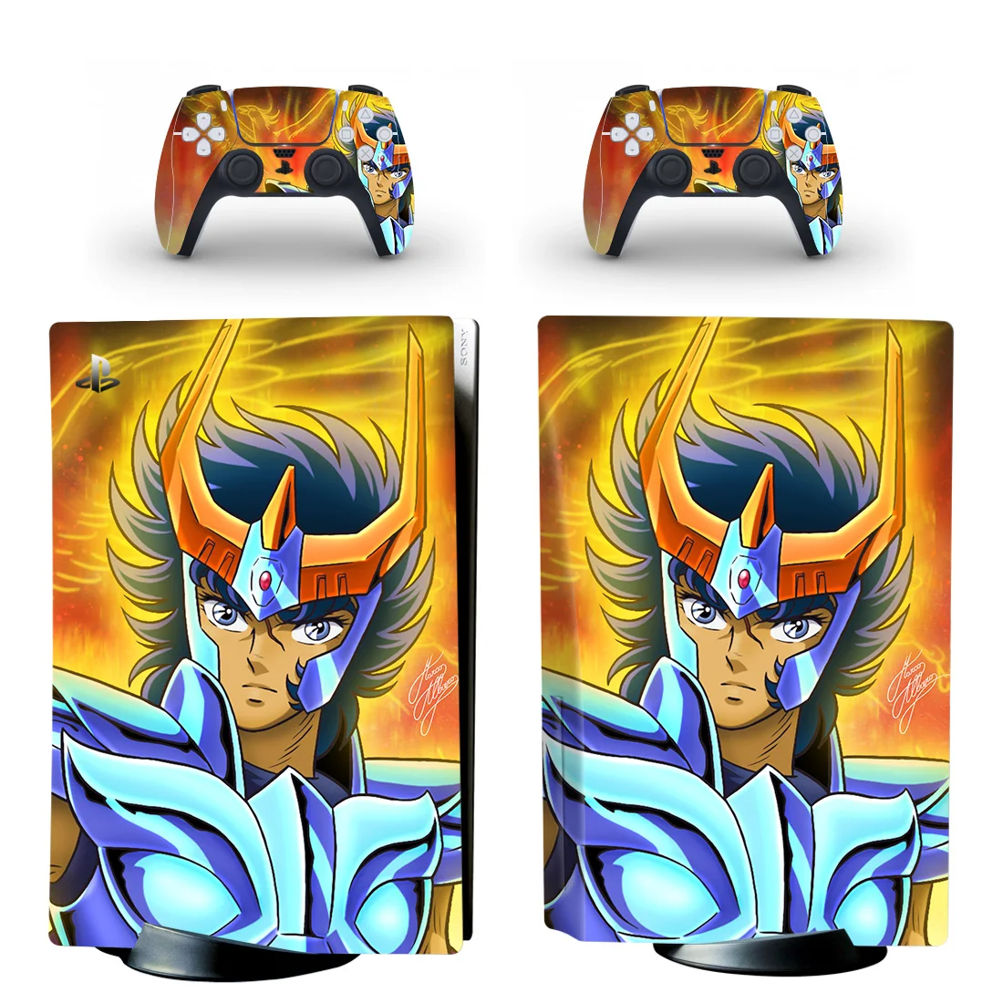 Святая Сейя мистическая одежда PS5 диск кожи Стикеры для Playstation 5 консоли и 2