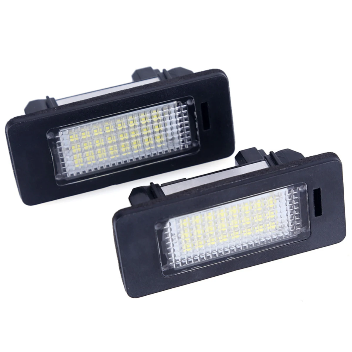 2 шт./пара Ошибок Белый 18SMD светодиодный номер Подсветка регистрационного номера