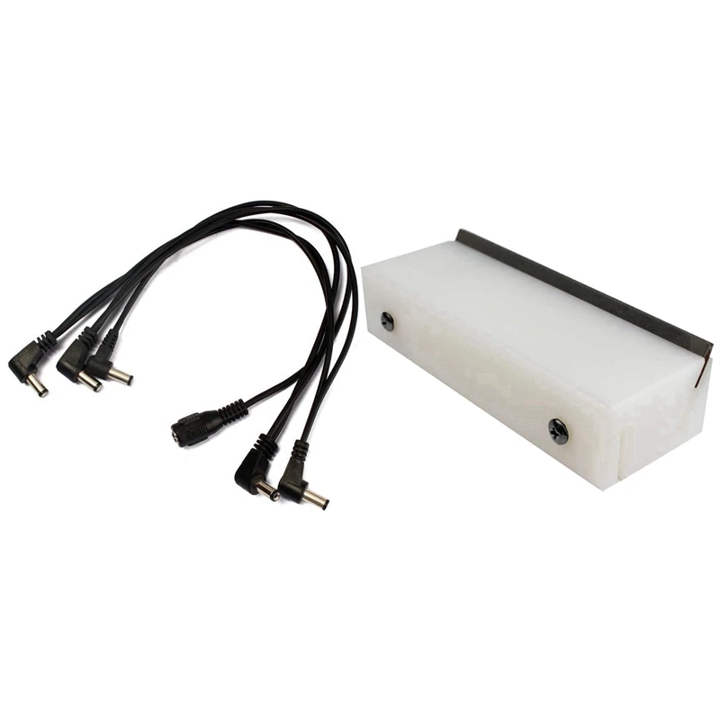 

1X 1 в 5 струн педаль для гитары эффекты питания-черный и 1 шт. лад скошенный напильник 45 градусов концевые конические Смываемые напильники