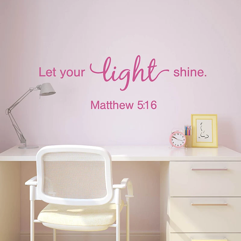 Виниловые наклейки на стену Пусть светильник|Наклейки стену| |