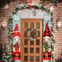 christmas decorations for home merry christmas gnome santa xmas door banner christmas hanging ornaments new year navidad noel