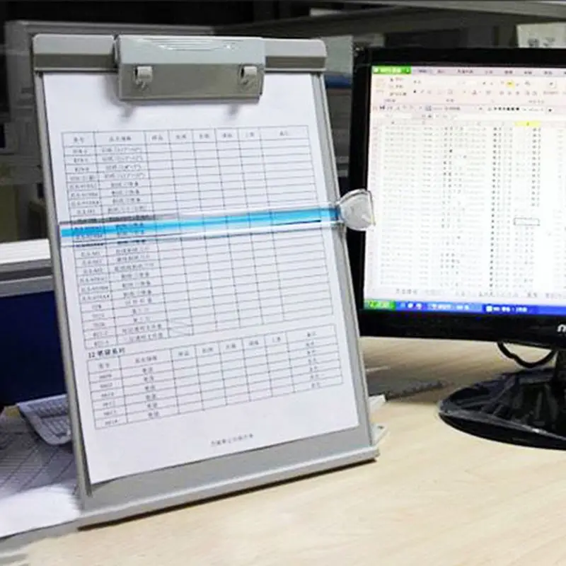 Plastic Book Stand Holder Adjustable Computer Document Rack Reading Typing Frame | Дом и сад