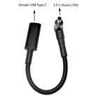 Кабель USB Type-C (гнездо)100*3,5 мм, 1,35 Вт, 19 в, разъем питания для ноутбука